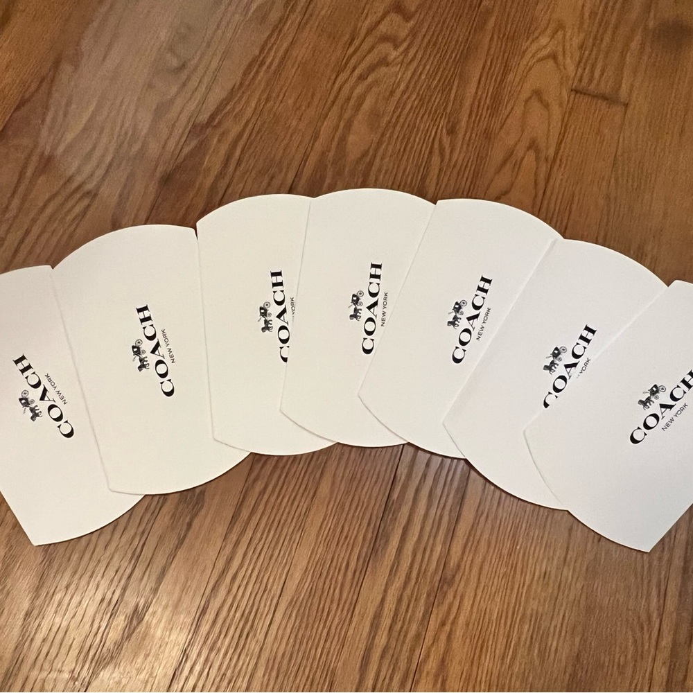 Coach gift envelope